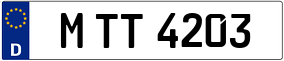 Truck License Plate
